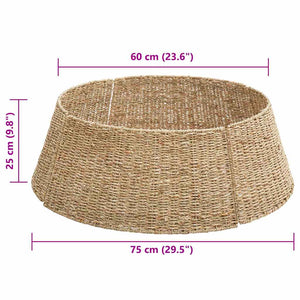 Collare per Albero di Natale Marrone 75 x 75 x 25 cm seagrass 42020169
