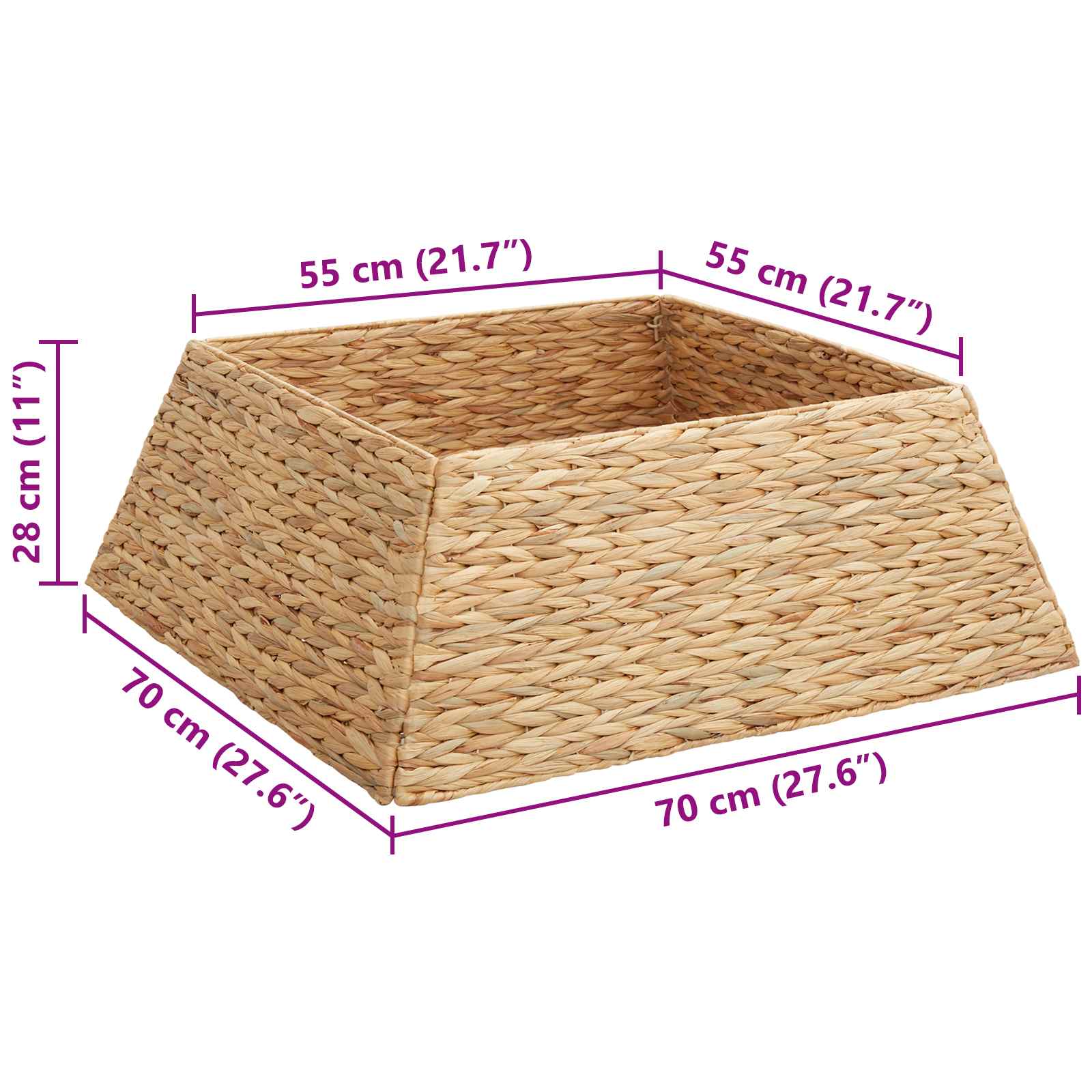 Collare per Albero di Natale Marrone 70 x 70 x 28 cm 42020174