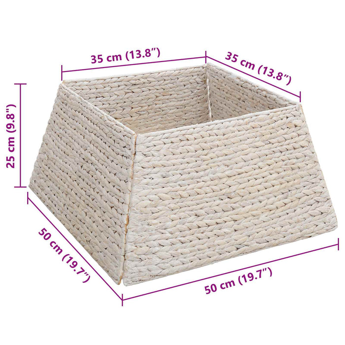 Collare per Albero di Natale Bianco 50 x 50 x 25 cm 42020178