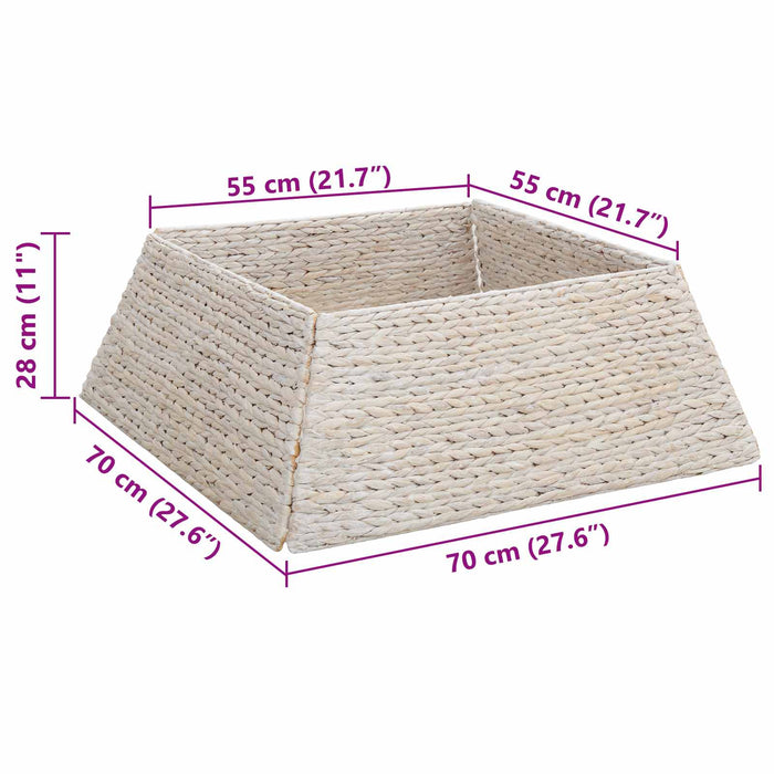 Collare per Albero di Natale Bianco 70 x 70 x 28 cm 42020180