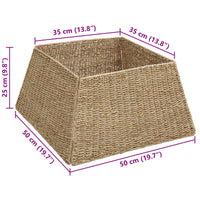 Collare per Albero di Natale Marrone 50 x 50 x 25 cm seagrass 42020181