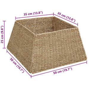 Collare per Albero di Natale Marrone 50 x 50 x 25 cm seagrass 42020181