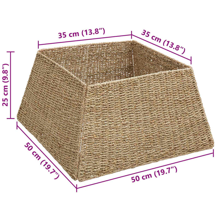 Collare per Albero di Natale Marrone 50 x 50 x 25 cm seagrass 42020181