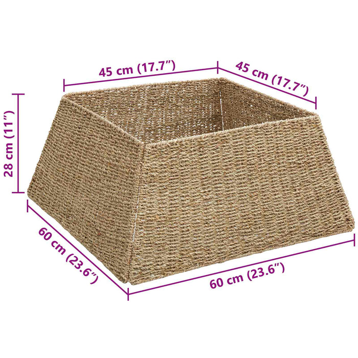 Collare per Albero di Natale Marrone 60 x 60 x 28 cm seagrass 42020182