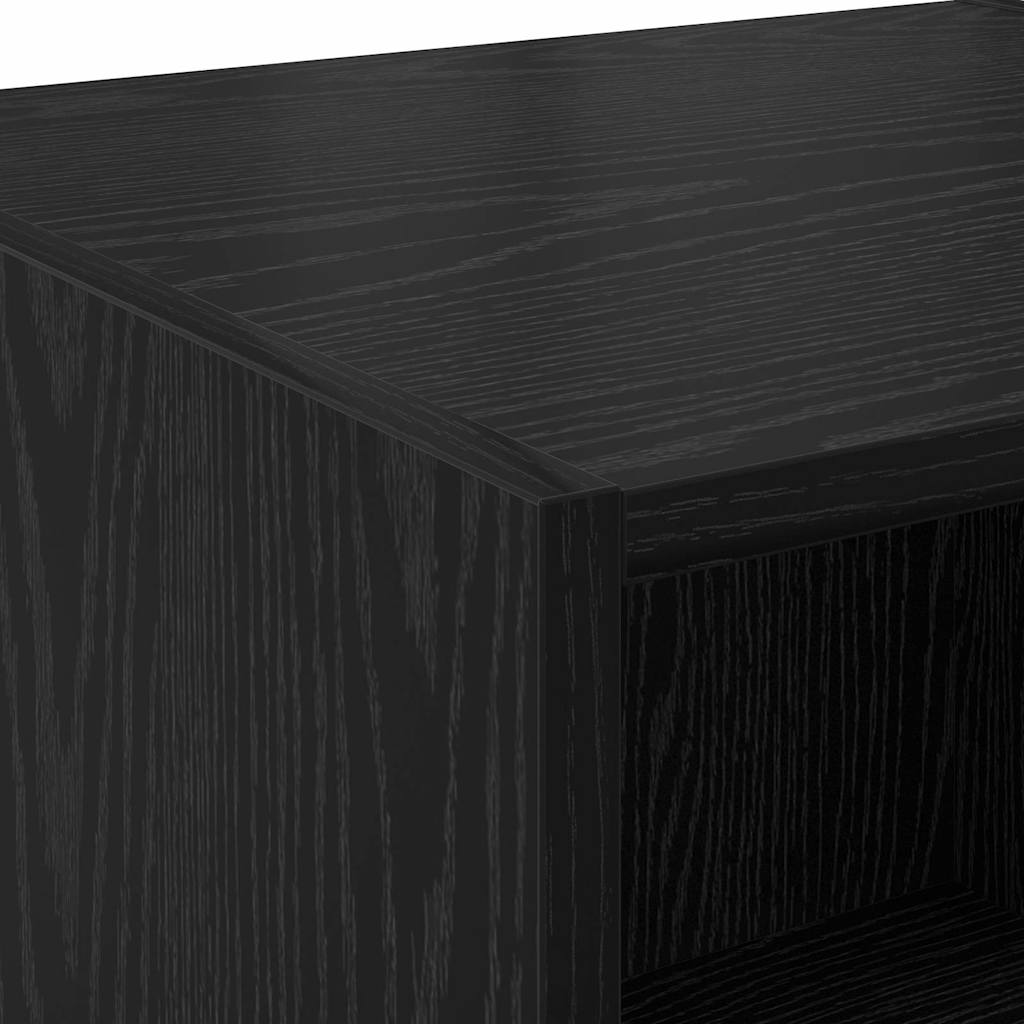 Credenza Rovere Nero 40 x 42,5 x 185 cm Legno multistrato 3402637