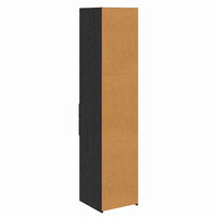 Credenza Rovere Nero 40 x 42,5 x 185 cm Legno multistrato 3402637