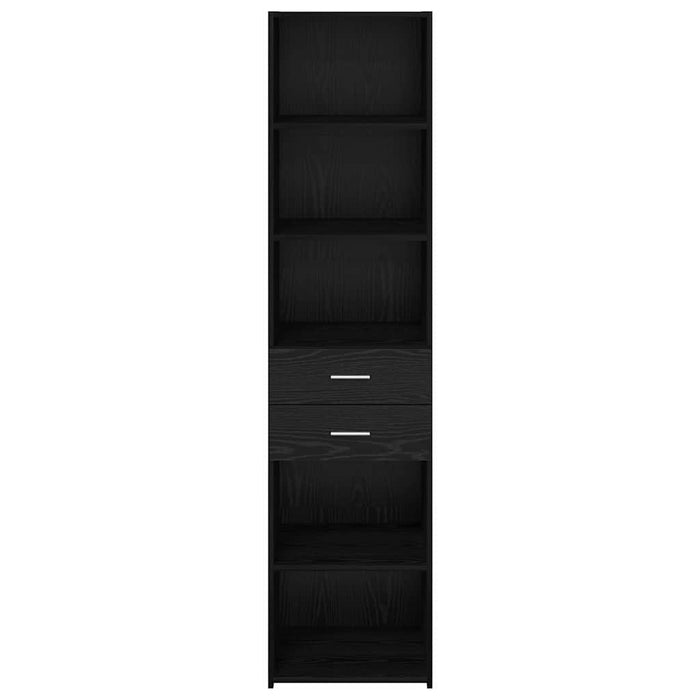 Credenza Rovere Nero 45 x 42,5 x 185 cm Legno multistrato 3402640