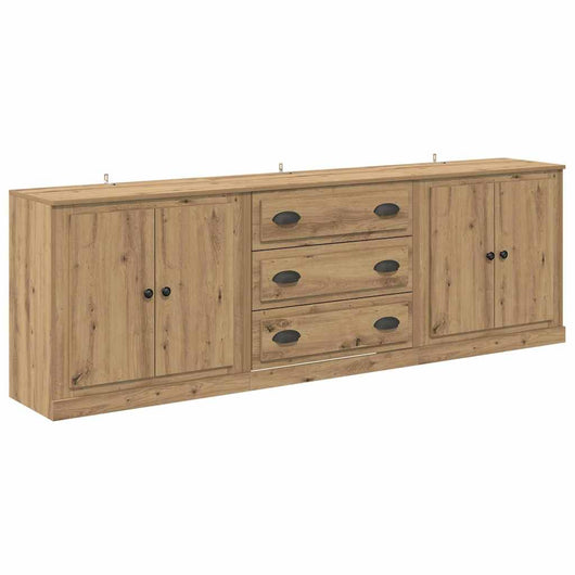 Sideboards 3 pcs Legno vecchio 210 x 35,5 x 67,5 cm 3402647