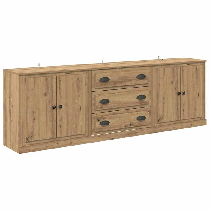 Sideboards 3 pcs Legno vecchio 210 x 35,5 x 67,5 cm 3402647
