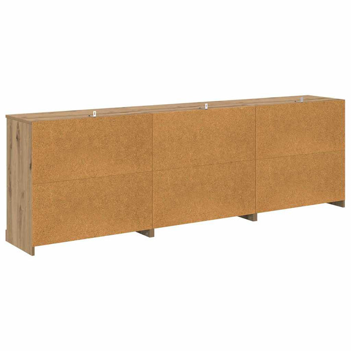 Sideboards 3 pcs Legno vecchio 210 x 35,5 x 67,5 cm 3402647