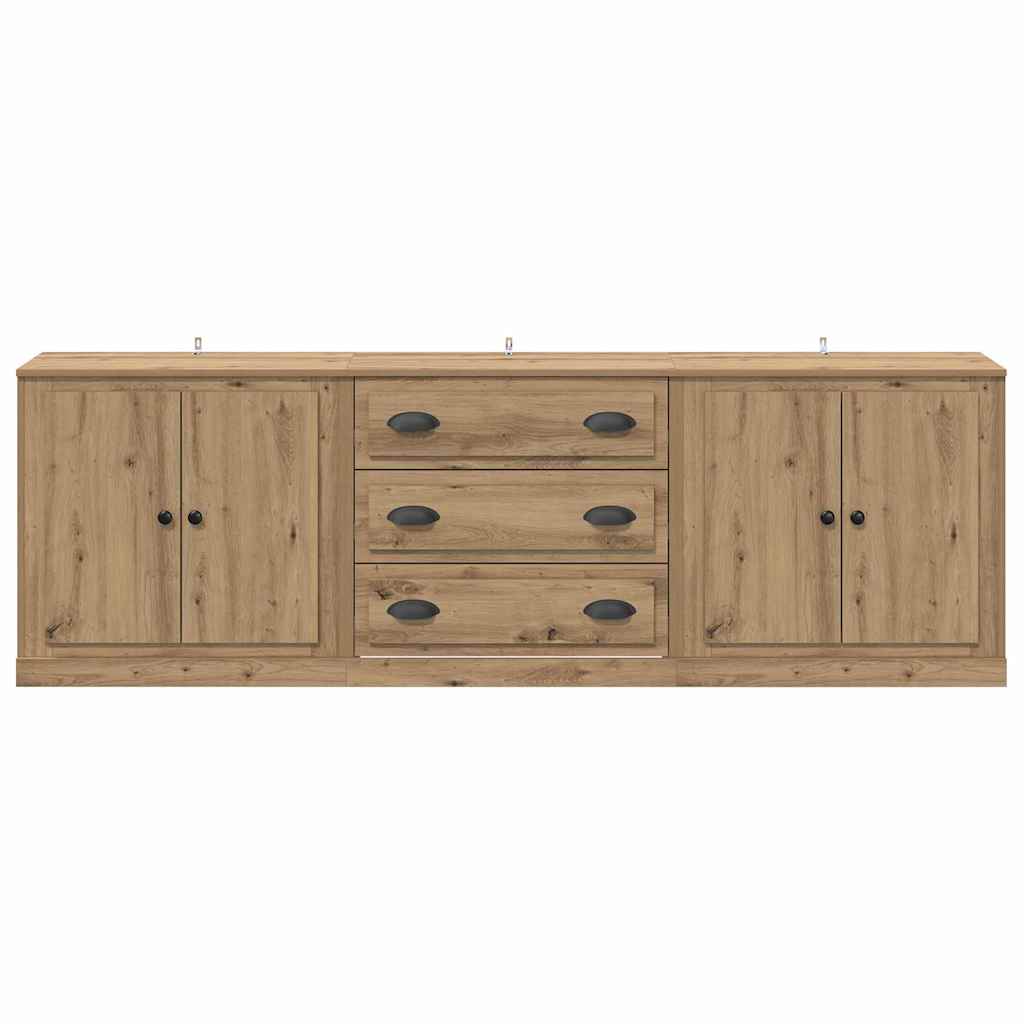 Sideboards 3 pcs Legno vecchio 210 x 35,5 x 67,5 cm 3402647