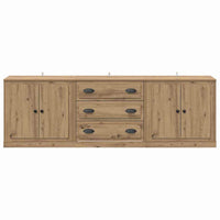 Sideboards 3 pcs Legno vecchio 210 x 35,5 x 67,5 cm 3402647