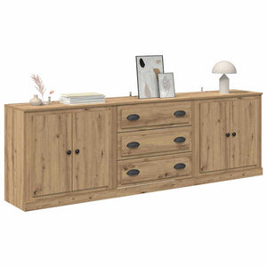 Sideboards 3 pcs Legno vecchio 210 x 35,5 x 67,5 cm 3402647