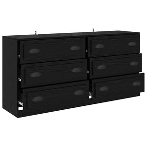 Sideboards con cassetto 2 pcs Rovere Nero 70 x 35,5 x 67,5 cm 3402655
