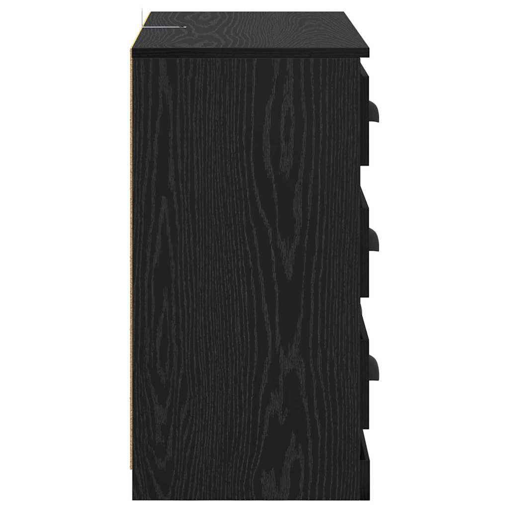 Sideboards con cassetto 2 pcs Rovere Nero 70 x 35,5 x 67,5 cm 3402655