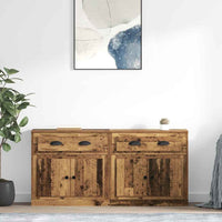 Sideboards con cassetto 2 pcs Legno vecchio 70 x 35,5 x 67,5 cm 3402659