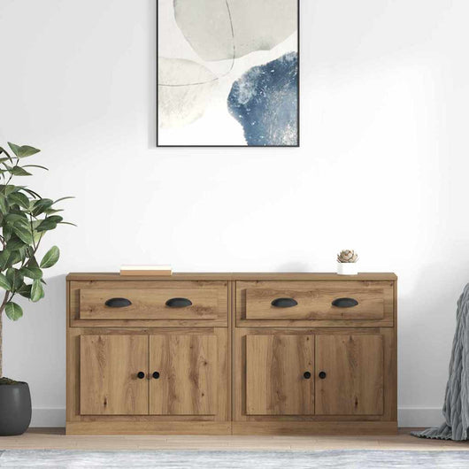 Sideboards 2 pcs Rovere artigianale 70 x 35,5 x 67,5 cm 3402660
