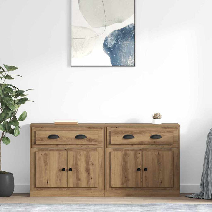 Sideboards 2 pcs Rovere artigianale 70 x 35,5 x 67,5 cm 3402660