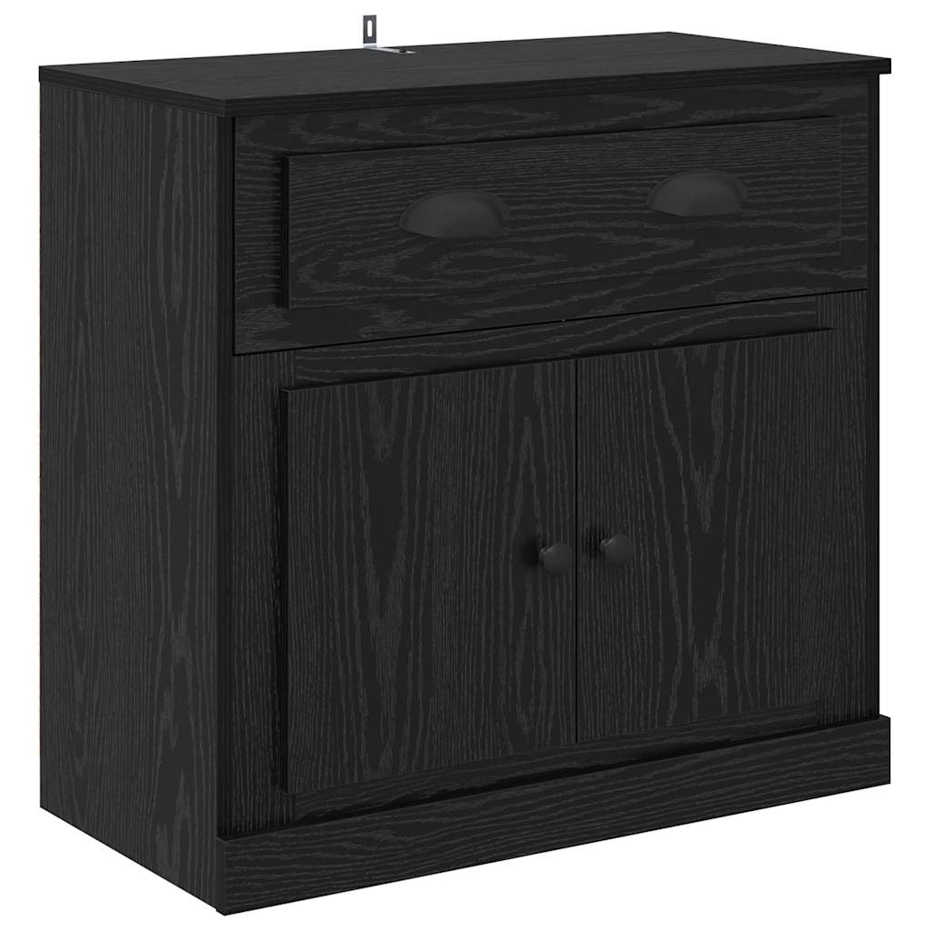 Sideboards con cassetto 2 pcs Rovere Nero 70 x 35,5 x 67,5 cm 3402661