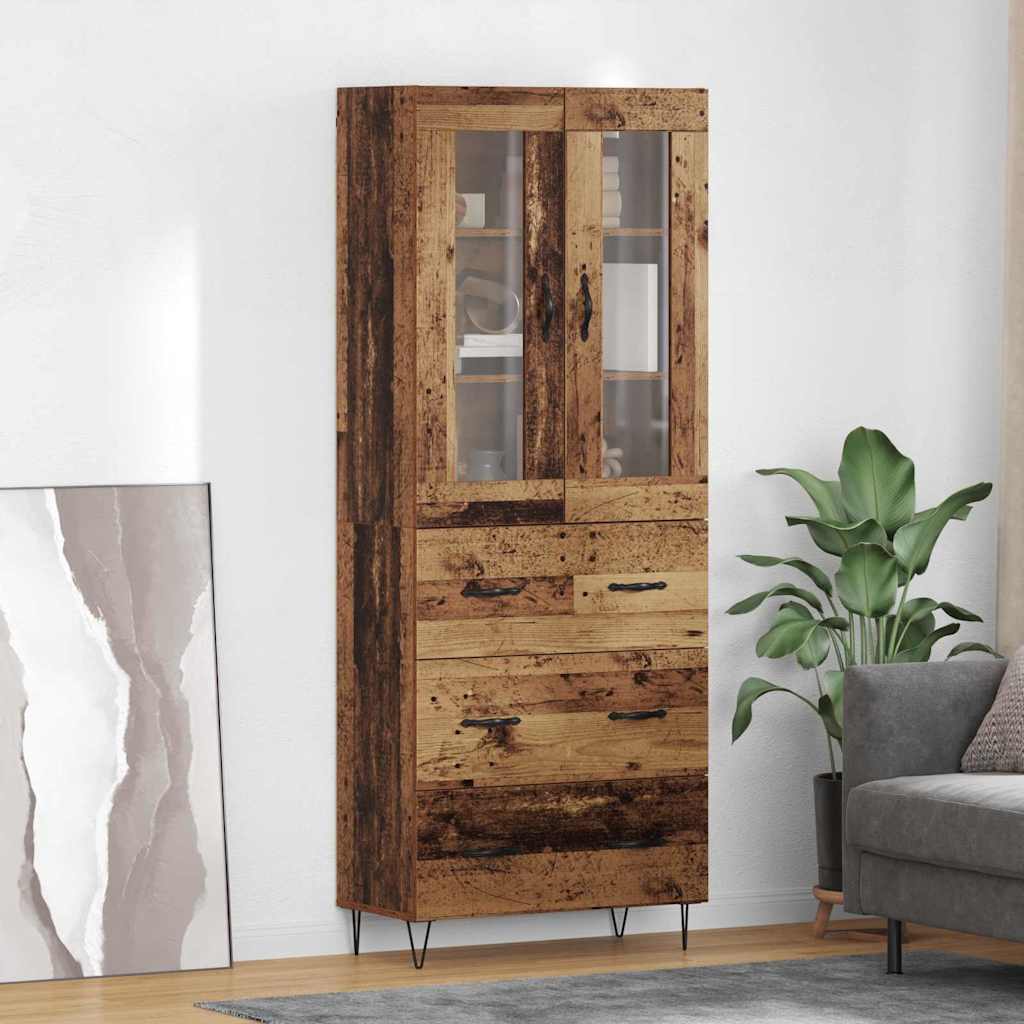 Credenza Legno vecchio 69,5 x 34 x 90 cm Legno multistrato