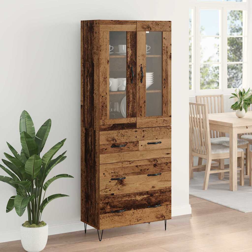 Credenza Legno vecchio 69,5 x 34 x 90 cm Legno multistrato