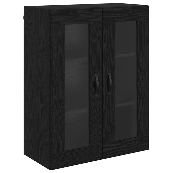 Credenza Rovere Bianco e Nero 69,5 x 34 x 180 cm 3402710