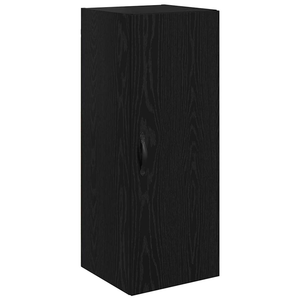 Credenza Rovere Nero 69,5 x 34 x 180 cm Legno multistrato 3402735