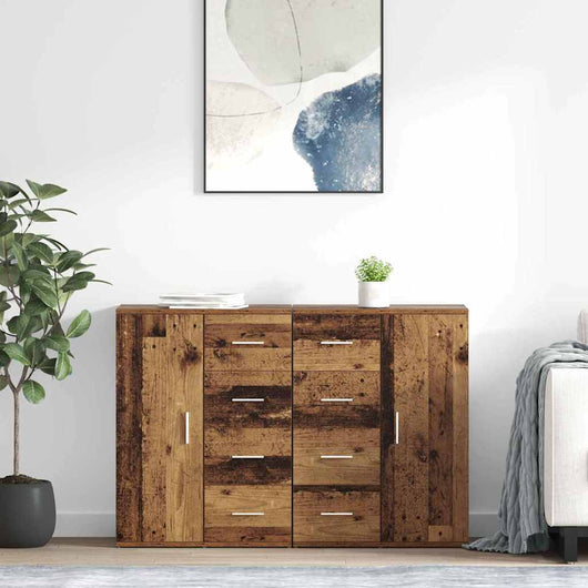 Sideboards Corona 2 pcs Legno vecchio 59 x 39 x 80 cm 3402806