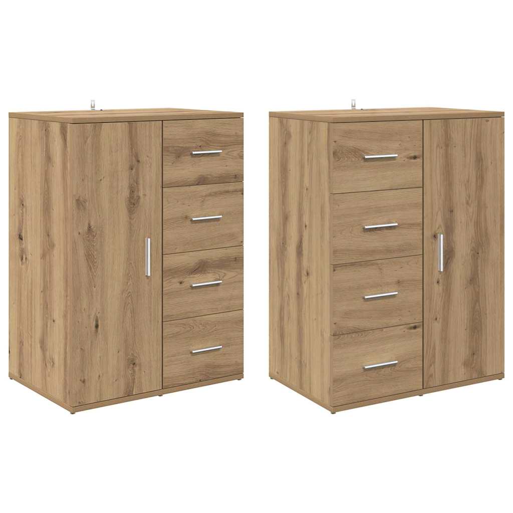 Sideboards Corona 2 pcs Rovere artigianale 59 x 39 x 80 cm 3402807
