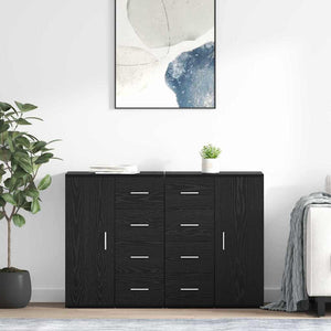 Sideboards Corona 2 pcs Rovere Nero 59 x 39 x 80 cm 3402808