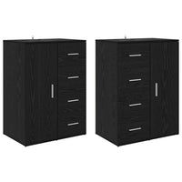 Sideboards Corona 2 pcs Rovere Nero 59 x 39 x 80 cm 3402808