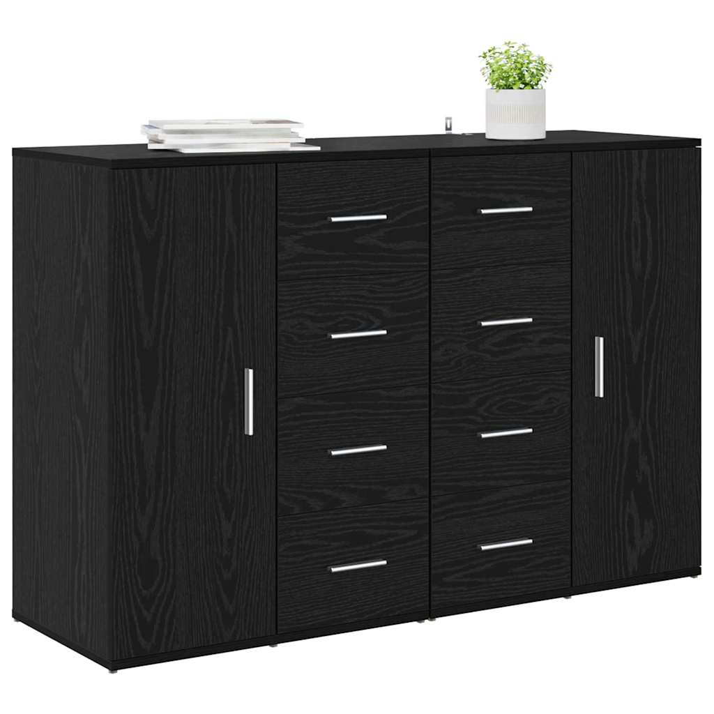 Sideboards Corona 2 pcs Rovere Nero 59 x 39 x 80 cm 3402808