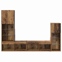 Unità per TV a Muro 4 pcs Legno vecchio Legno multistrato 3402944
