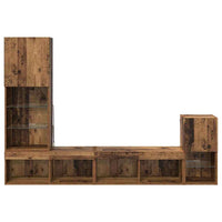 Unità per TV a Muro Legno vecchio Legno multistrato 3402947