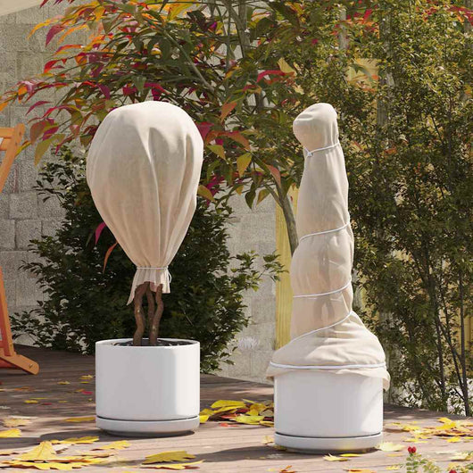 Fleece per Piante di Protezione dal Gelo Beige 20 x 1,6 m 42021016