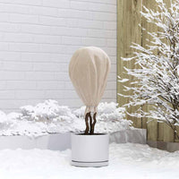 Fleece per Piante di Protezione dal Gelo Beige 100 x 1,6 m 42021021