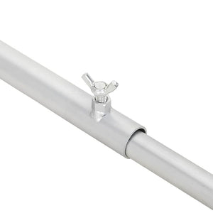 adatto per supporto per telo piatto 4 pcs Argento 100-145 cm 42020521