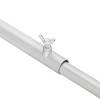 adatto per supporto per telo piatto 2 pcs Argento 130-210 cm 42020522