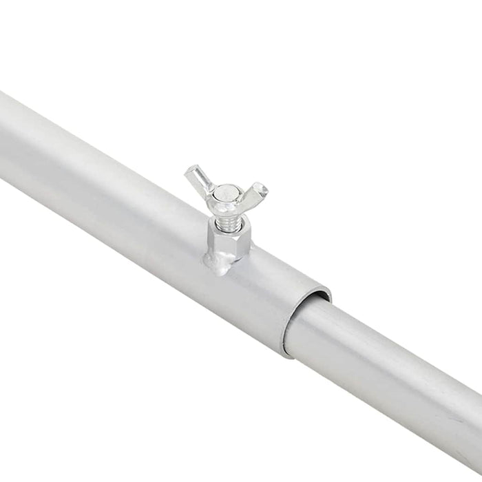 adatto per supporto per telo piatto 2 pcs Argento 130-210 cm 42020522