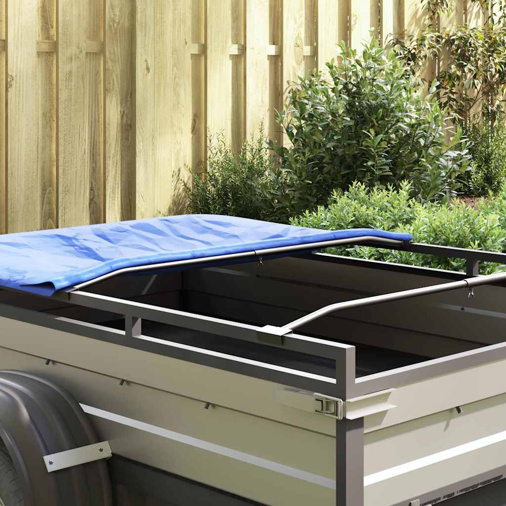 adatto per supporto per telo piatto 2 pcs Argento 130-210 cm 42020522