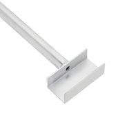 adatto per supporto per telo piatto 3 pcs Argento 130-210 cm 42020523