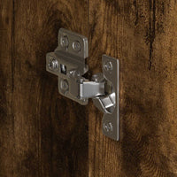 Armadio 2 pcs Quercia Fumosa 50 x 50 x 200 cm Legno multistrato 3403018