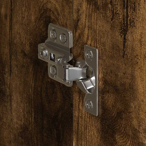 Armadio 2 pcs Quercia Fumosa 50 x 50 x 200 cm Legno multistrato 3403018