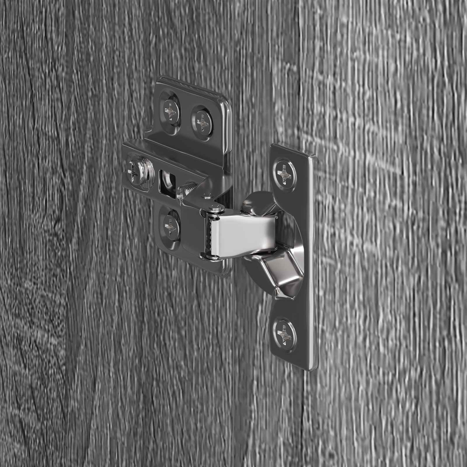 Armadio 2 pcs Grigio Sonoma 50 x 50 x 200 cm Legno multistrato 3403019