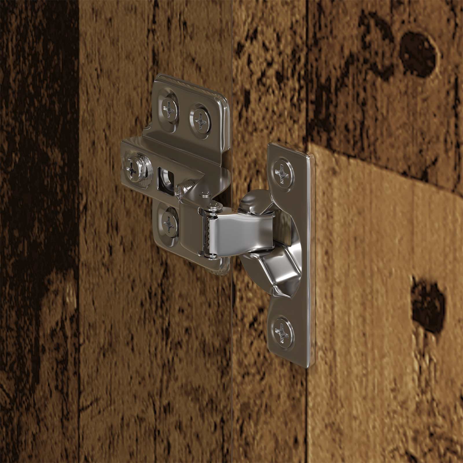 Armadio 2 pcs Legno vecchio 50 x 50 x 200 cm Legno multistrato 3403020