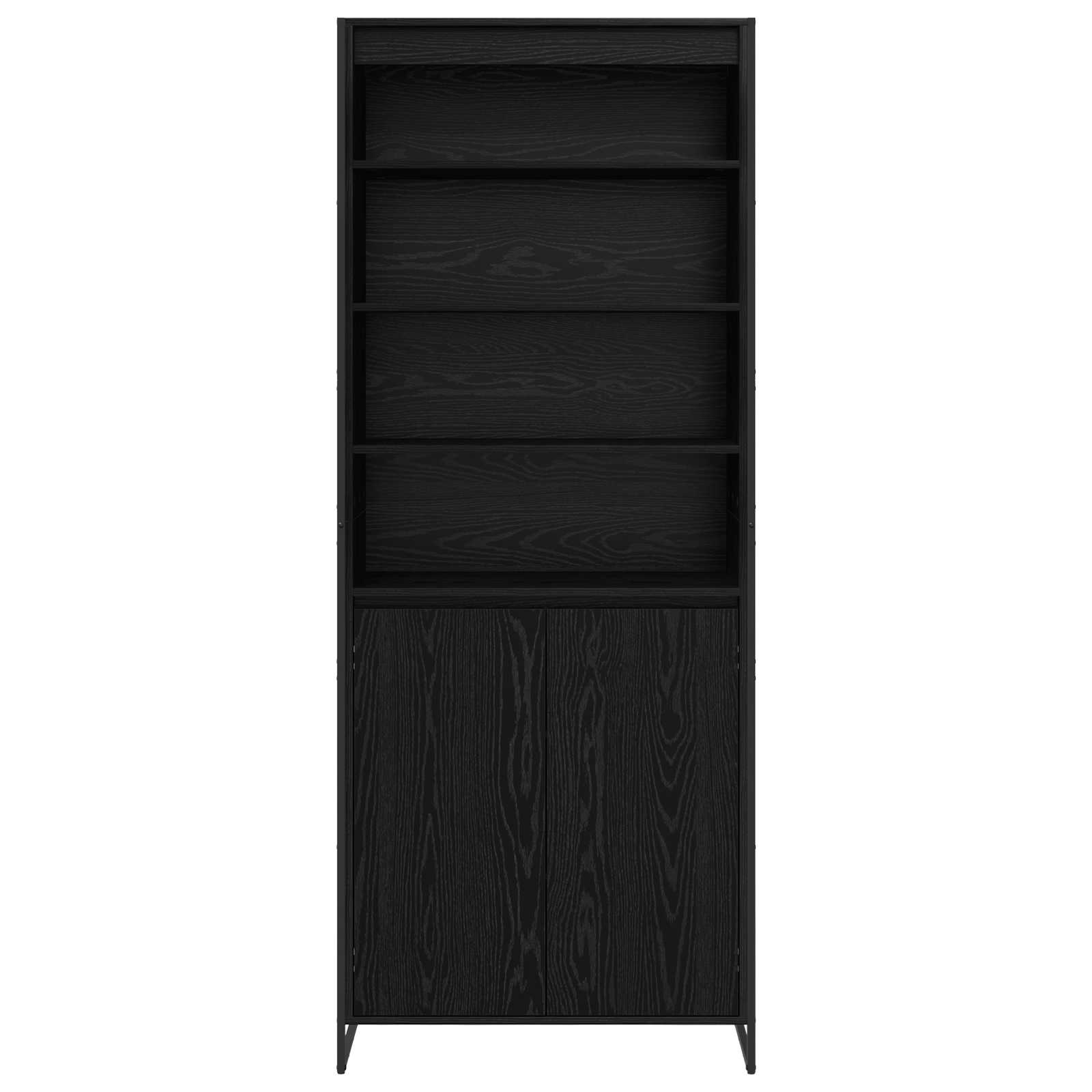 Armadi alti 2 pcs Rovere Nero 60 x 36 x 300 cm 3403040