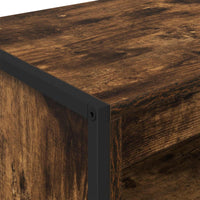 Armadi alti 2 pcs Quercia Fumosa 60 x 36 x 300 cm 3403042