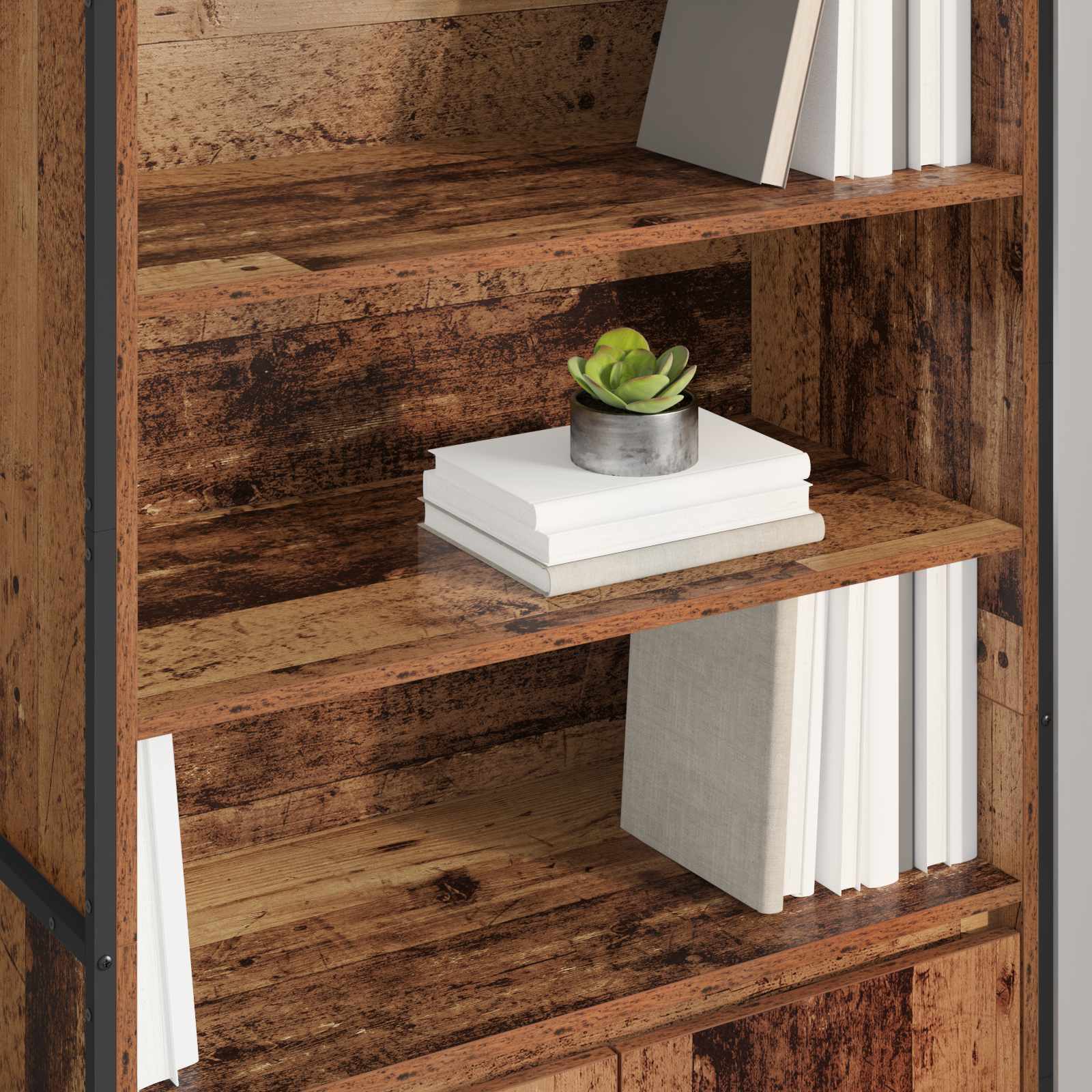 Armadi alti 2 pcs Legno vecchio 60 x 36 x 300 cm 3403044