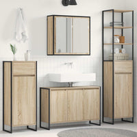 Set di mobili per il bagno Rovere Sonoma Legno multistrato 3403047