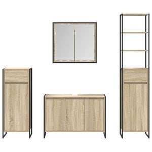 Set di mobili per il bagno Rovere Sonoma Legno multistrato 3403047